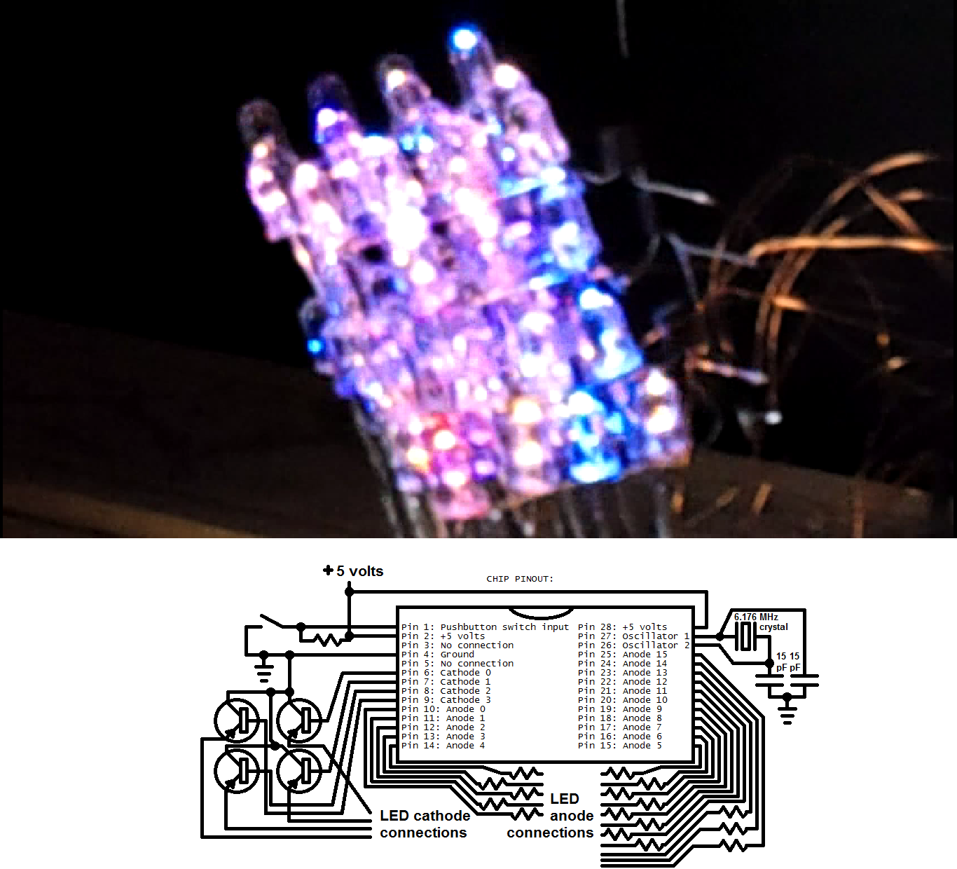 4x4x4 LED cube kit 4x4x4 LED cube kit